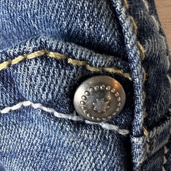 Ariat Jeans Womens Size 27L Real Denim Riding Whipstitch Ocean Bootcut - Picture 11 of 16